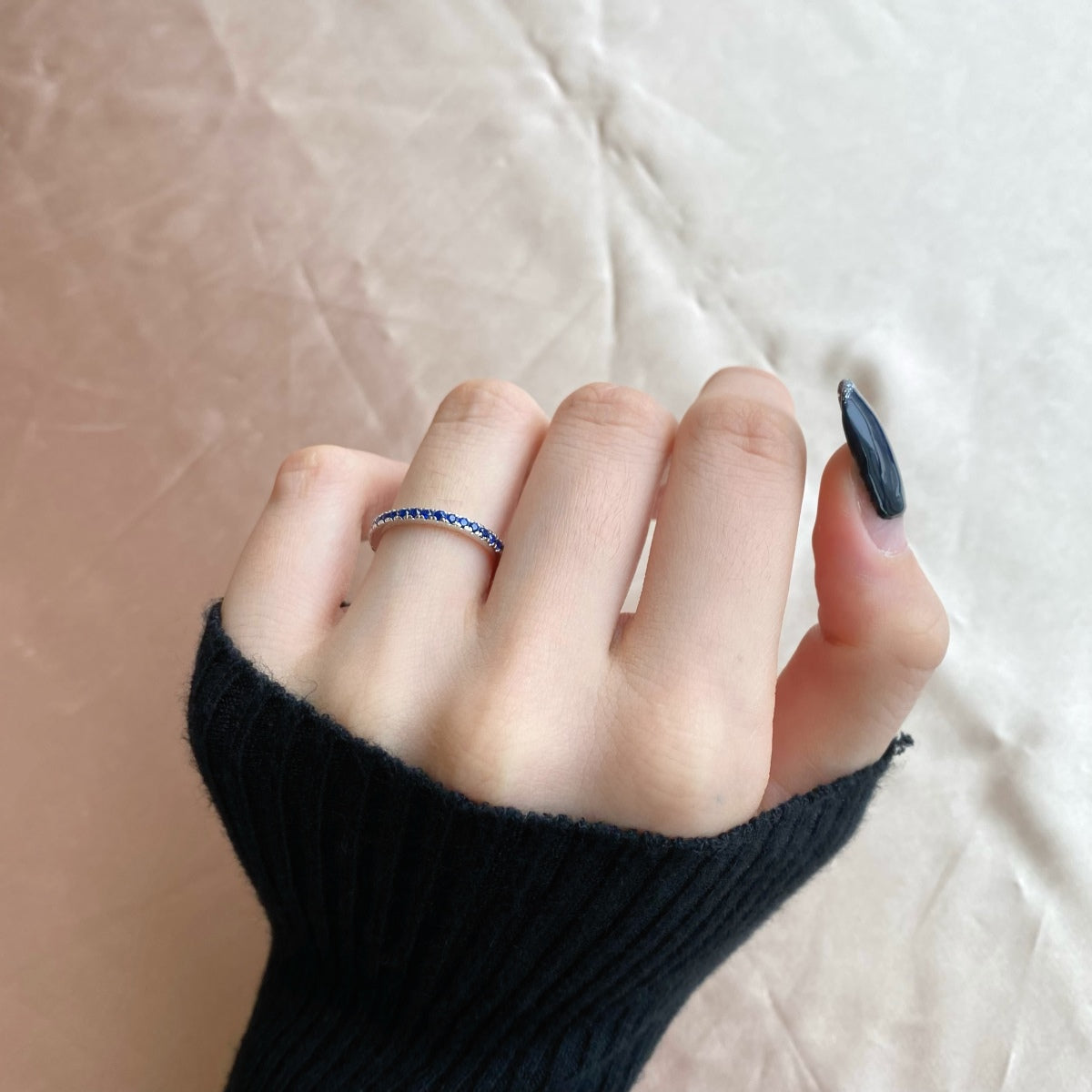 [Lucky Star]Delicate Sparkling Round Cut Daily Ring