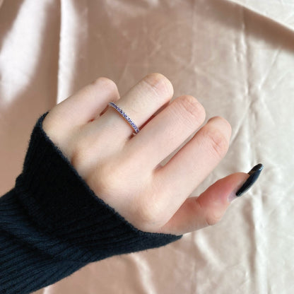 [Lucky Star]Delicate Sparkling Round Cut Daily Ring