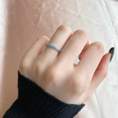 [Lucky Star]Delicate Sparkling Round Cut Daily Ring
