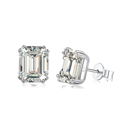 [Lucky Star]Dazzling Square Shape Earrings