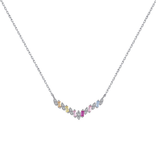[Lucky Star]Dazzling Rainbow Necklace
