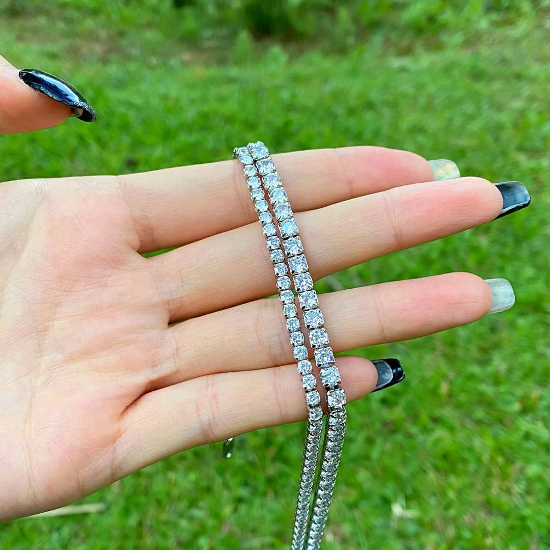 [Lucky Star]Elegant Tennis Chain Necklace