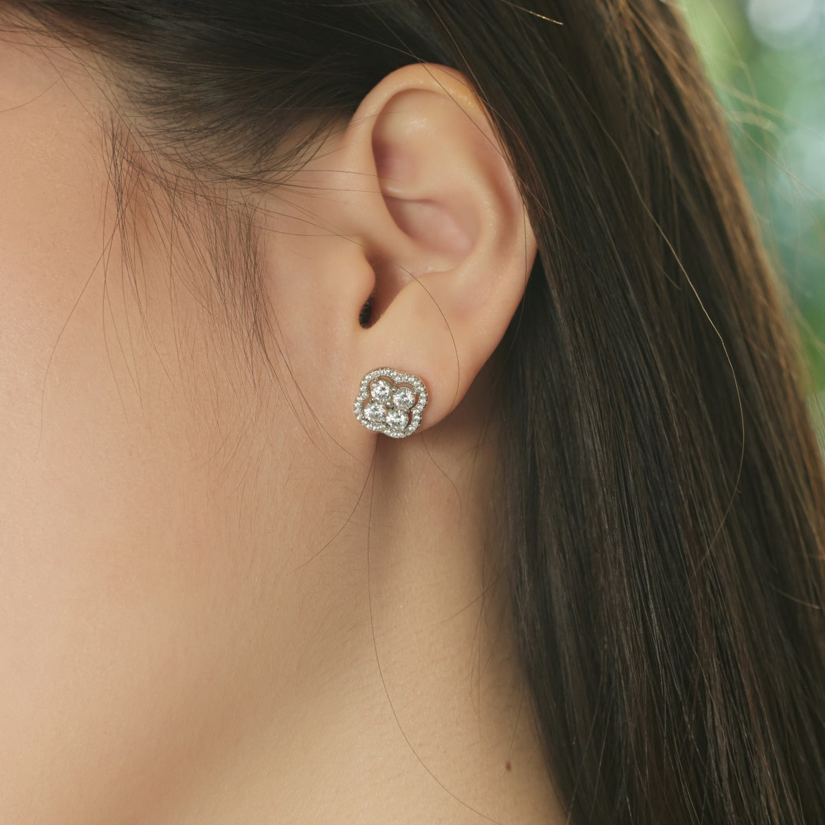 [Lucky Star]Four-Leaf Clover Exquisite Earrings