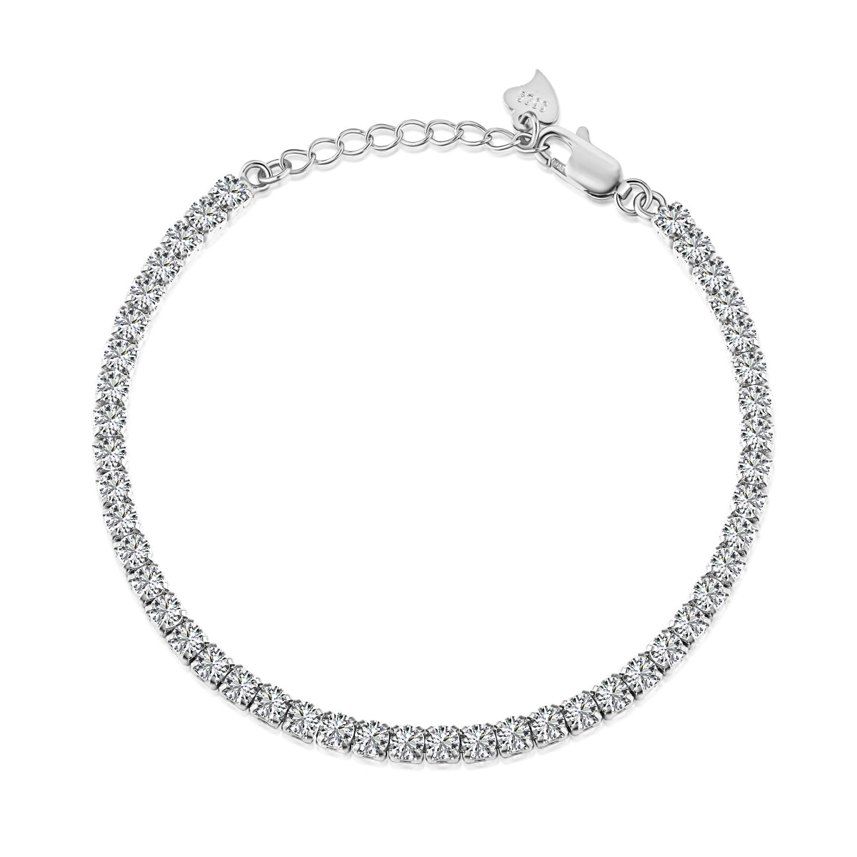 [Lucky Star]Sparkling Round Cut Daily Bracelet