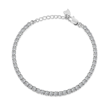 [Lucky Star]Sparkling Round Cut Daily Bracelet