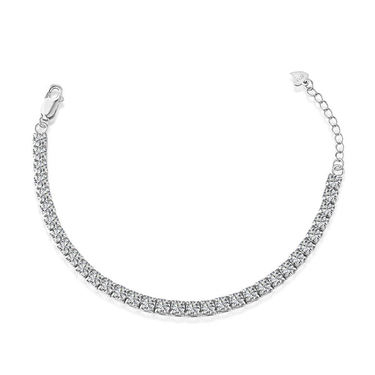 [Lucky Star]Sparkling Radiant Princess Cut Tennis Bracelet