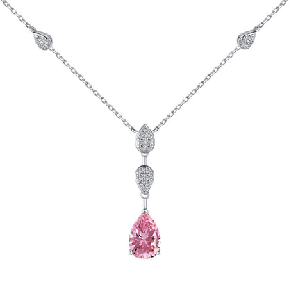 [Lucky Star]Dazzling Pear Cut Necklace