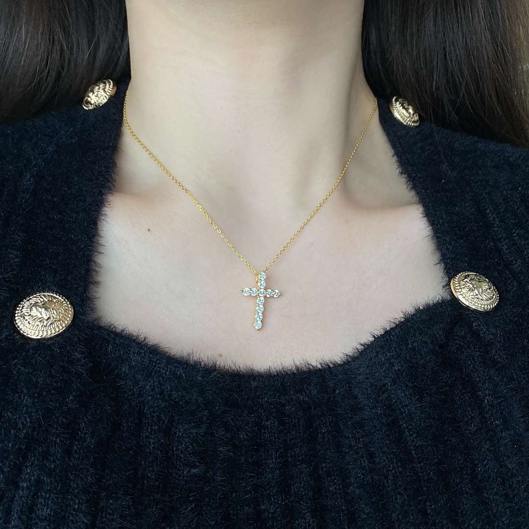 [Lucky Star]Unique Cross Shape Necklace