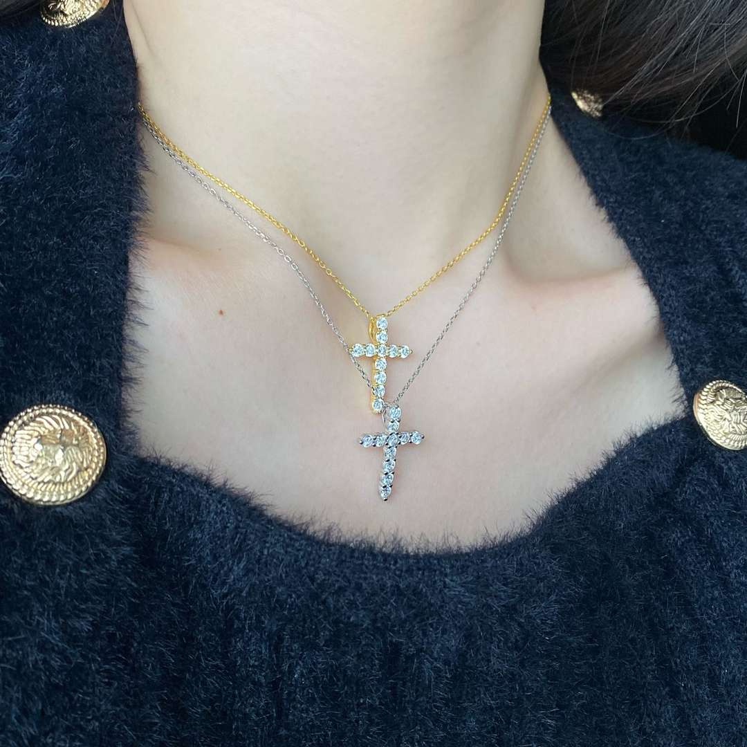 [Lucky Star]Unique Cross Shape Necklace