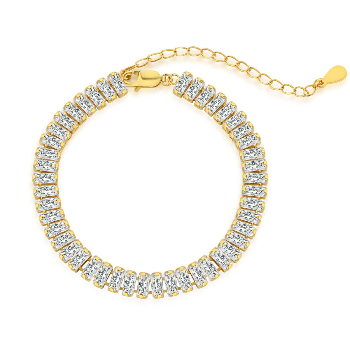 [Lucky Star]Exquisite Emerald Cut Daily Bracelet