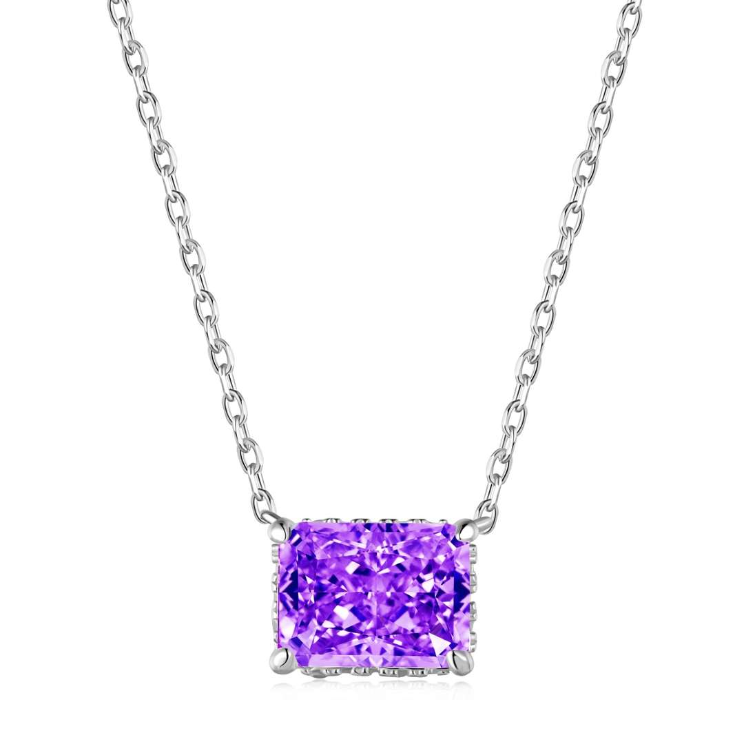 [Lucky Star]Luxurious Square Shape Colorful Necalack