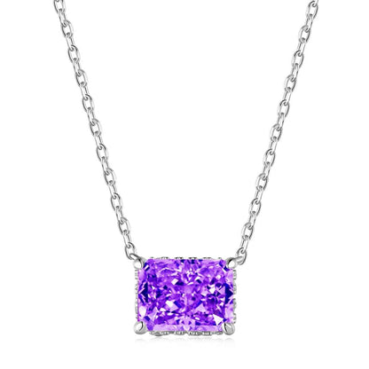 [Lucky Star]Luxurious Square Shape Colorful Necalack