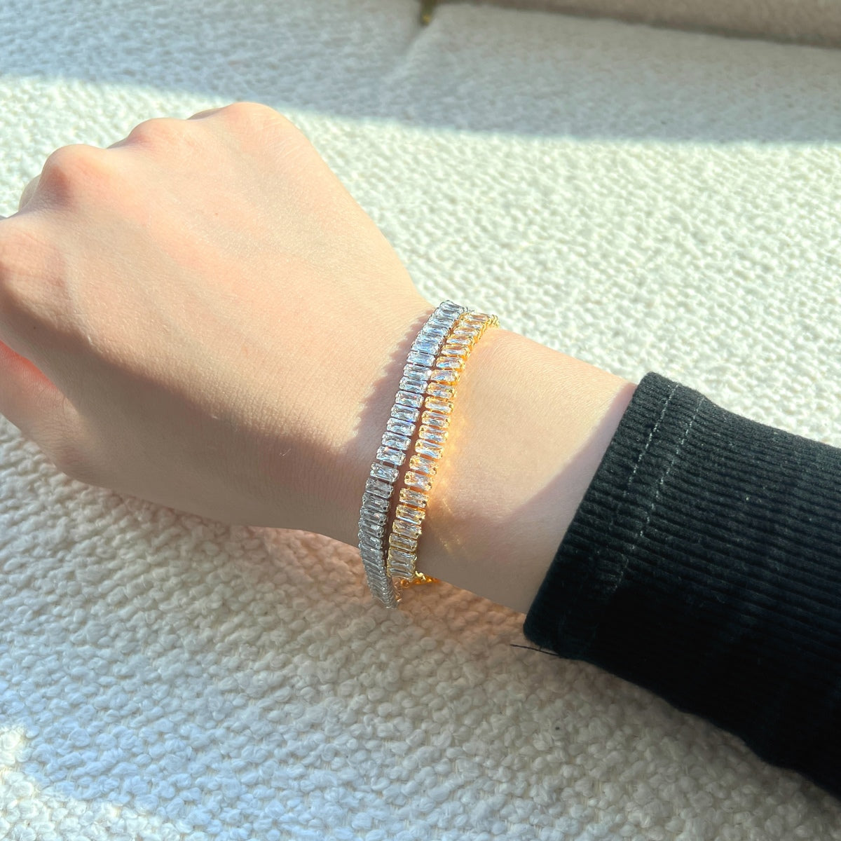 [Lucky Star]Exquisite Emerald Cut Daily Bracelet