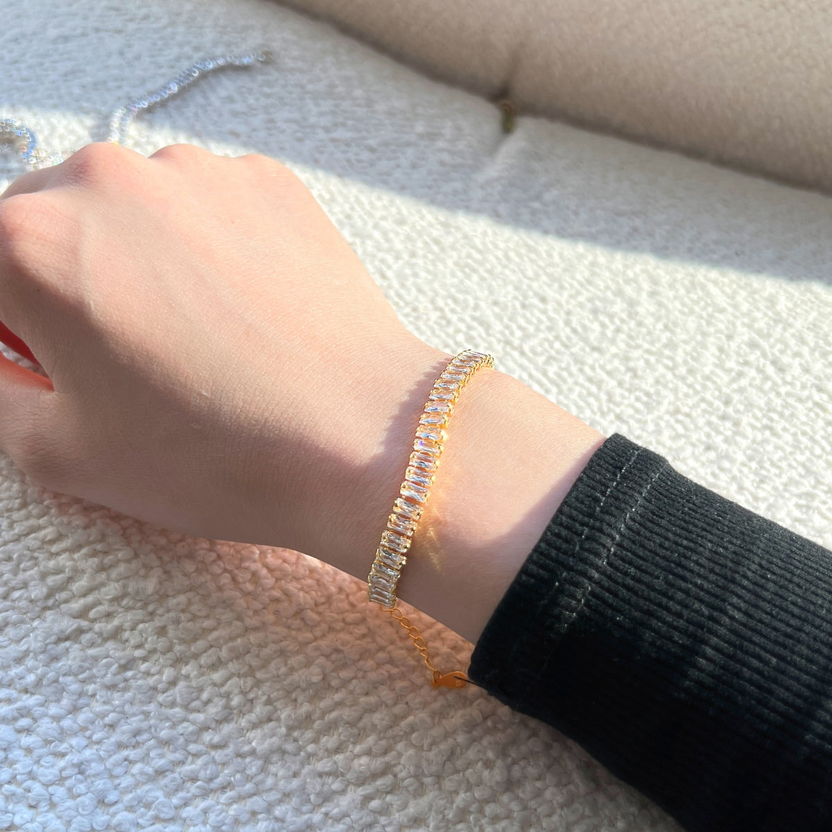 [Lucky Star]Exquisite Emerald Cut Daily Bracelet