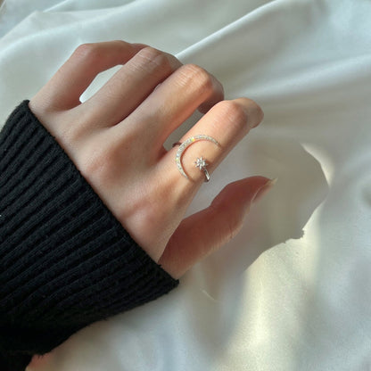 [Lucky Star]Eternity Moon & Star Ring