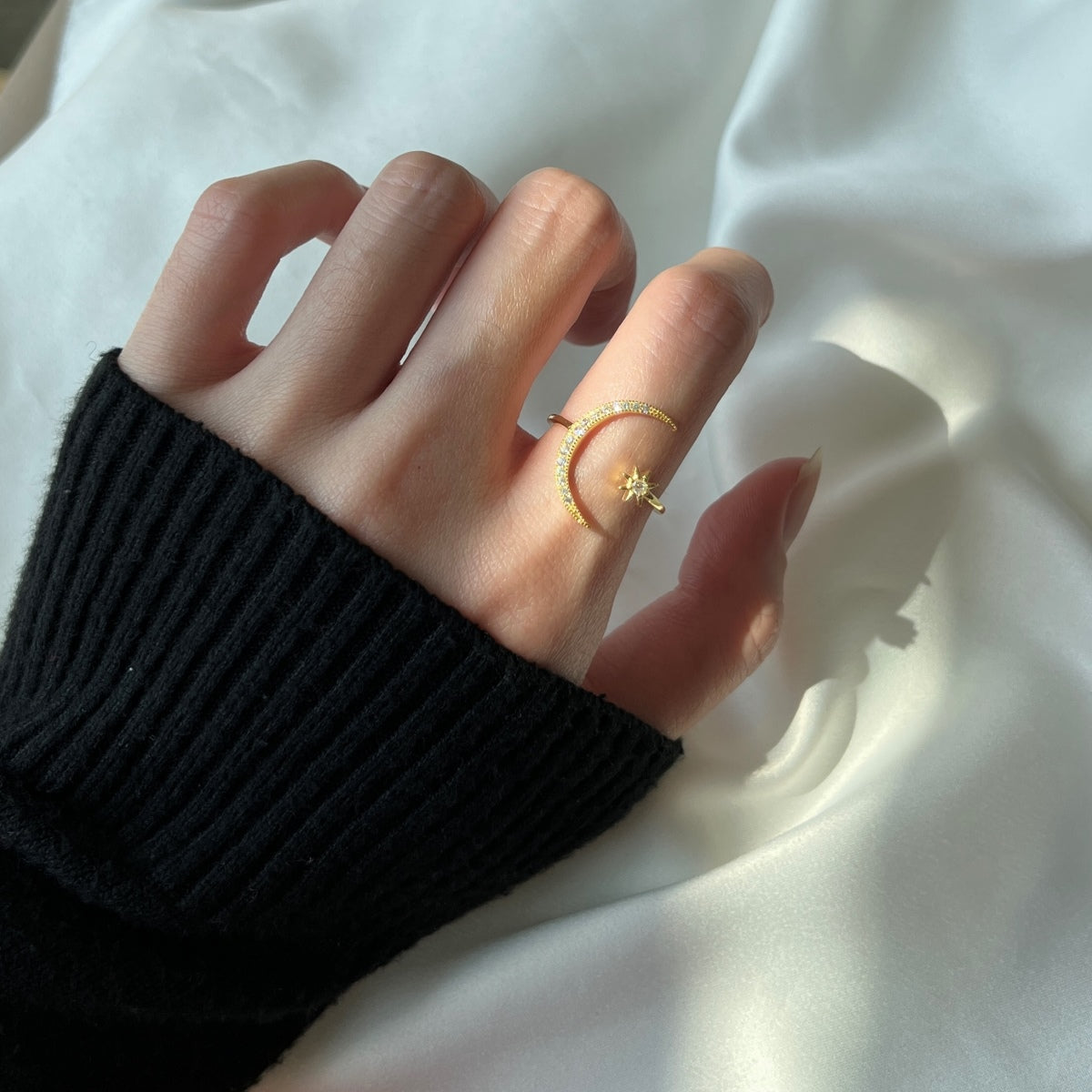 [Lucky Star]Eternity Moon & Star Ring
