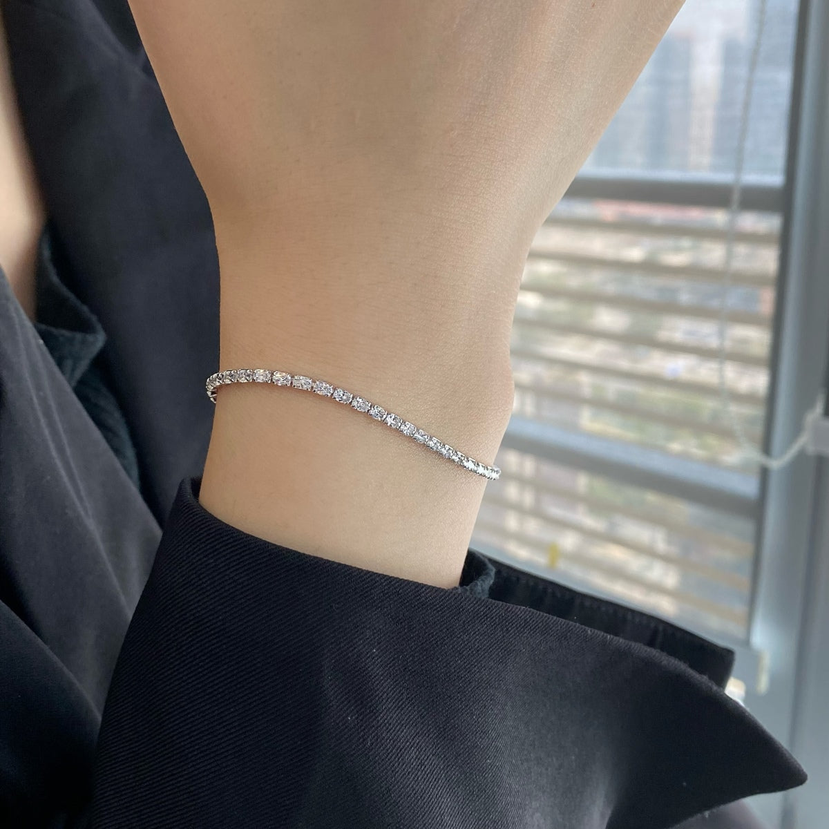 [Lucky Star]Elegant Emerald Cut Daily Bracelet