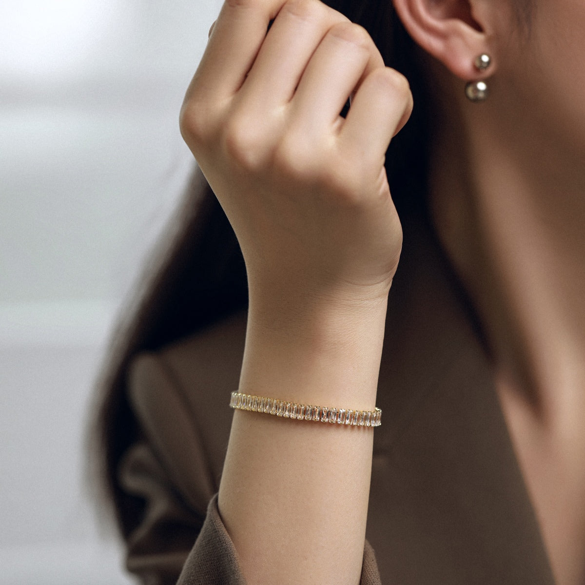 [Lucky Star]Exquisite Emerald Cut Daily Bracelet