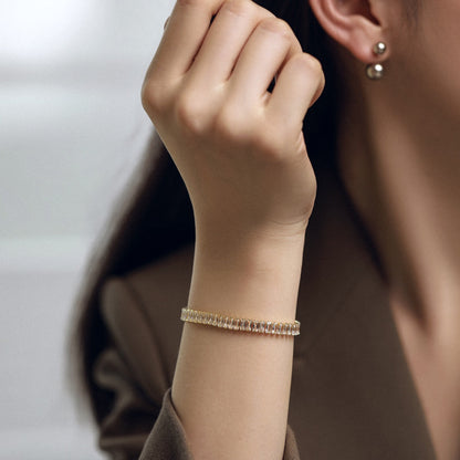 [Lucky Star]Exquisite Emerald Cut Daily Bracelet