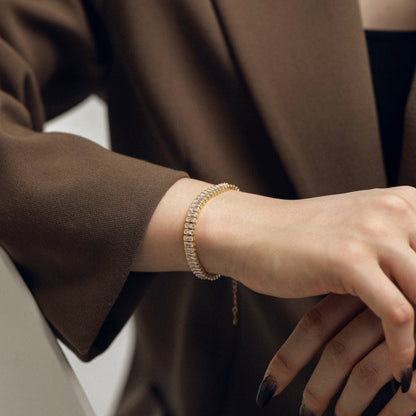 [Lucky Star]Exquisite Emerald Cut Daily Bracelet