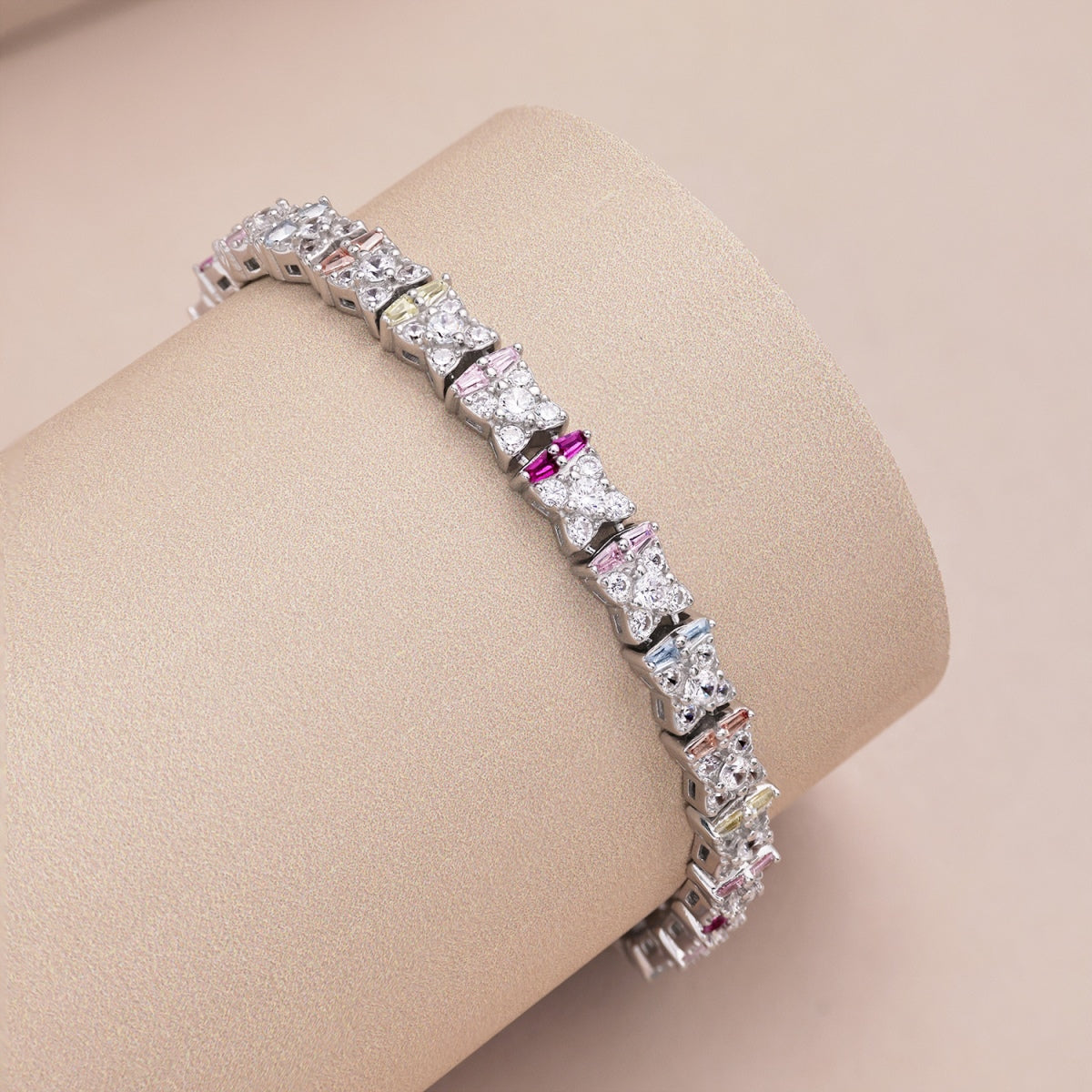 [Lucky Star]Unique Colorful Flower Shape Daily Bracelet