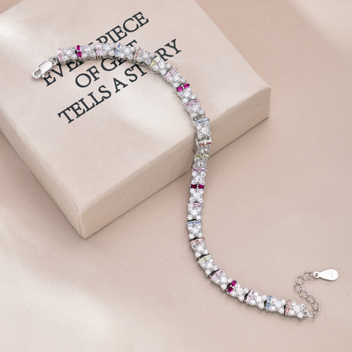 [Lucky Star]Unique Colorful Flower Shape Daily Bracelet