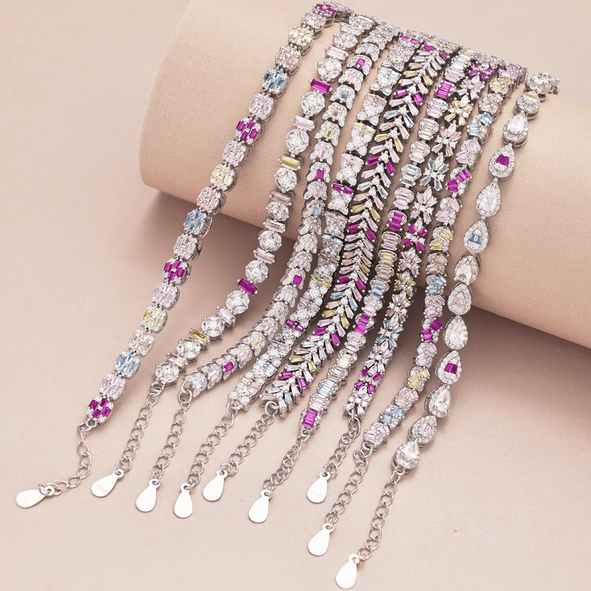 [Lucky Star]Unique Colorful Flower Shape Daily Bracelet