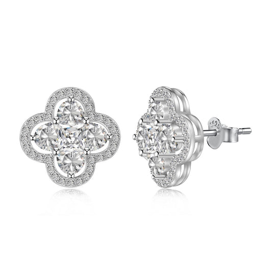 [Lucky Star]Lucky Four-Leaf Clover Exquisite Earrings