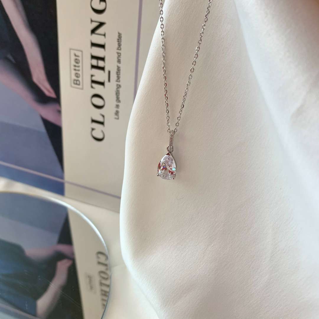 [Lucky Star]Delicate Water Drop Shape Fashion Necklace