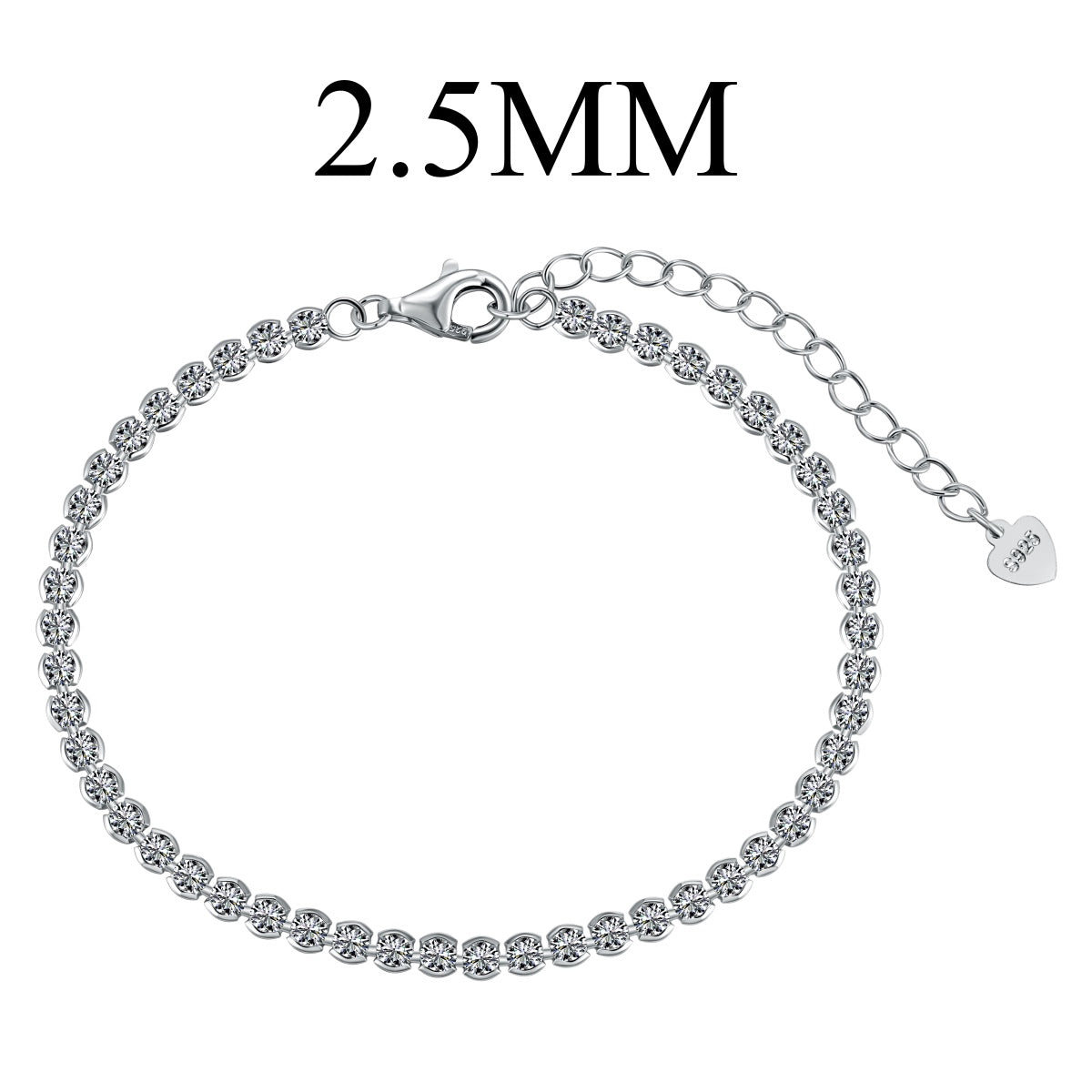 [Lucky Star]Dazzling Sparkling Round Cut Daily Bracelet