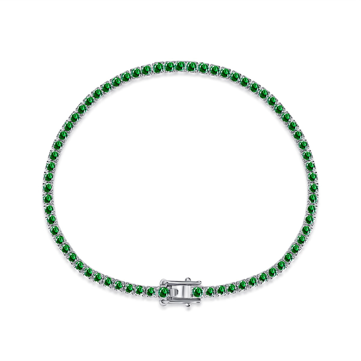 [Lucky Star]Dazzling Colorful Round Cut Daily Bracelet