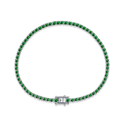[Lucky Star]Dazzling Colorful Round Cut Daily Bracelet