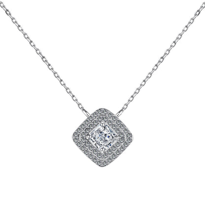 [Lucky Star]Sparkling Asscher Cut Necklace