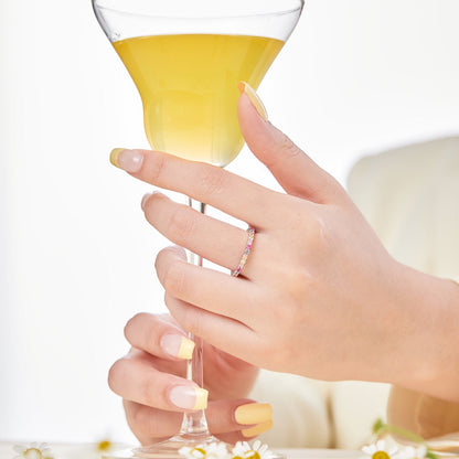 [Lucky Star]Elegant Vivid Round Cut Daily Ring