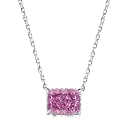 [Lucky Star]Luxurious Square Shape Colorful Necalack
