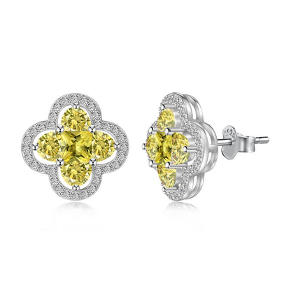 [Lucky Star]Lucky Four-Leaf Clover Exquisite Earrings