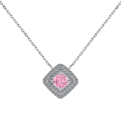 [Lucky Star]Sparkling Asscher Cut Necklace