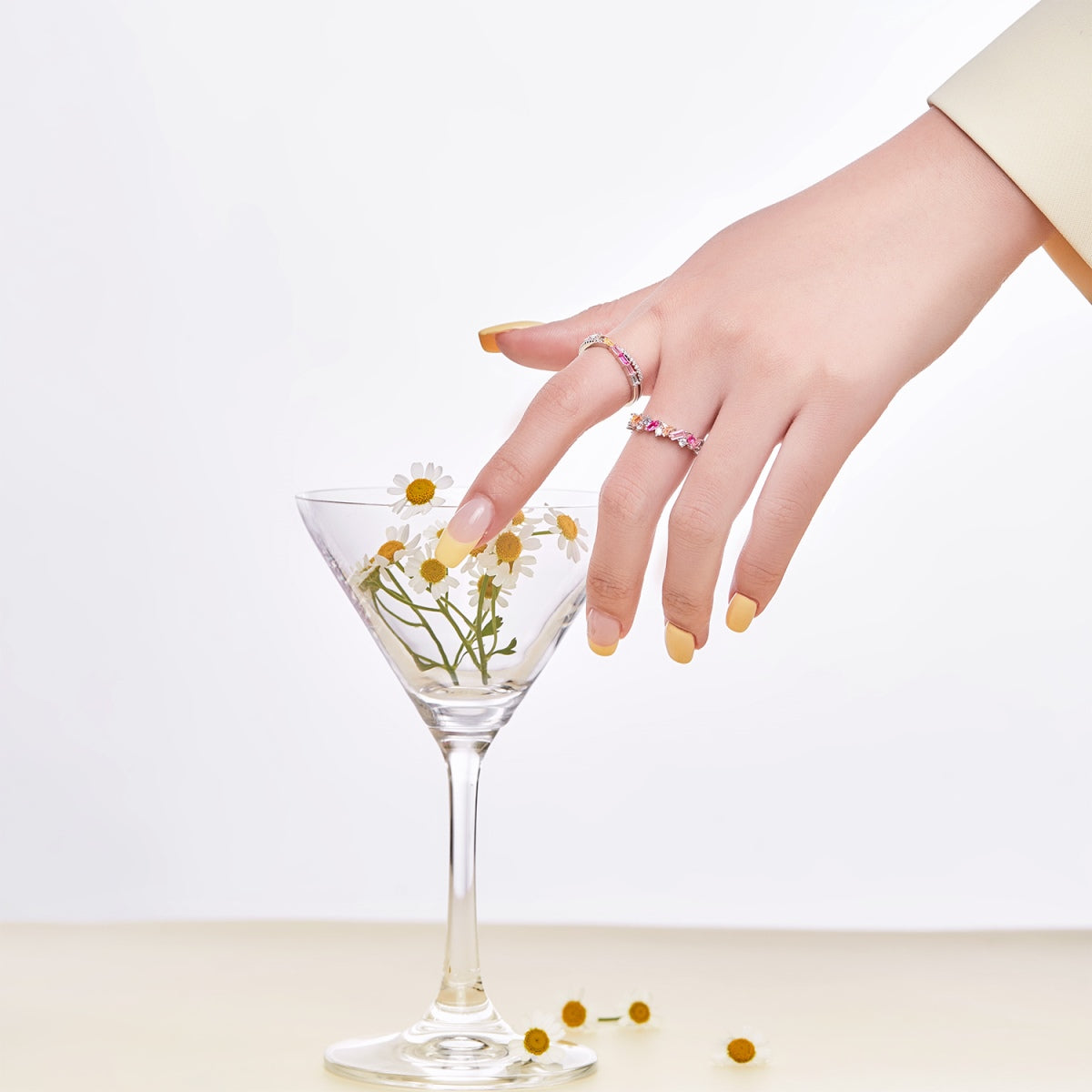 [Lucky Star]Energetic Elegant Radiant Cut Party Ring