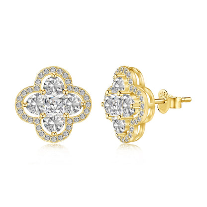 [Lucky Star]Lucky Four-Leaf Clover Exquisite Earrings