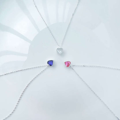 [Lucky Star]Ornate Heart Shape Necklace