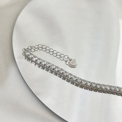 [Lucky Star]Sparkling Round Cut Daily Bracelet