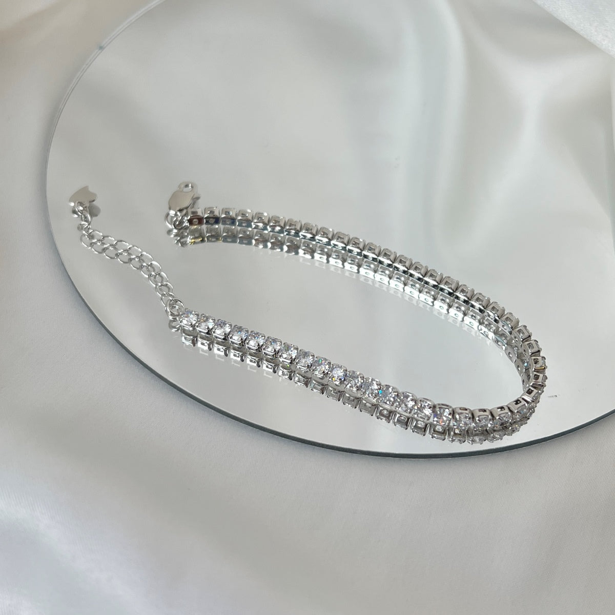 [Lucky Star]Sparkling Round Cut Daily Bracelet