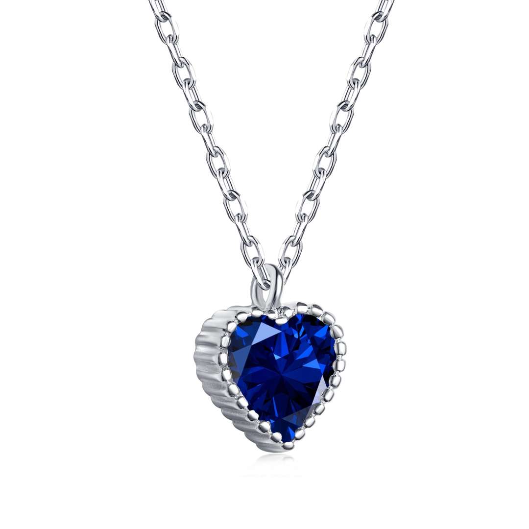 [Lucky Star]Ornate Heart Shape Necklace