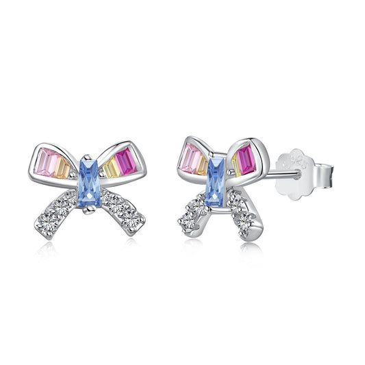[Lucky Star]Ornate Butterfly Shape Daily Earrings
