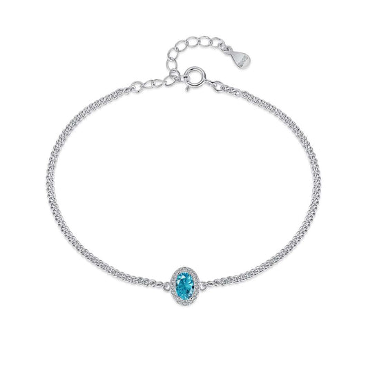 [Lucky Star]Exquisite Oval Shape Bracelet