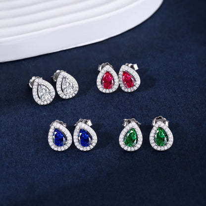 [Lucky Star]Luxurious Water Drop Shape Earrings