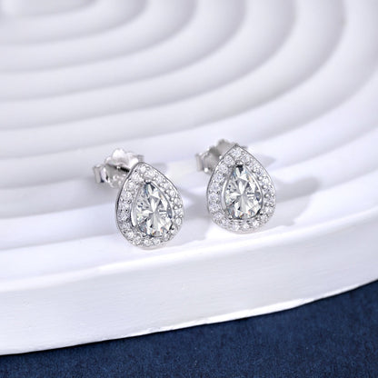 [Lucky Star]Luxurious Water Drop Shape Earrings