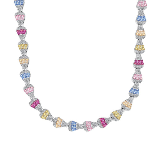 [Lucky Star]Radiant Colorful Rainbow Necklace