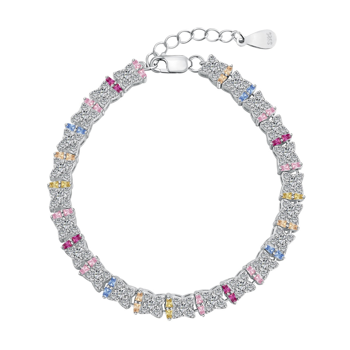 [Lucky Star]Unique Colorful Flower Shape Daily Bracelet