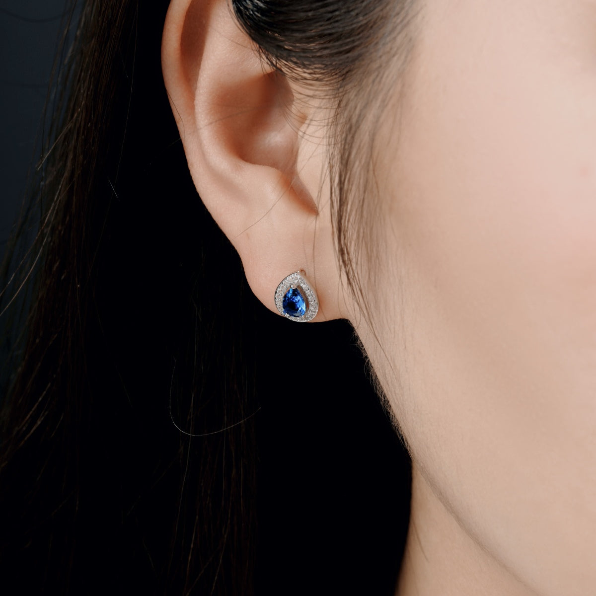 [Lucky Star]Luxurious Water Drop Shape Earrings